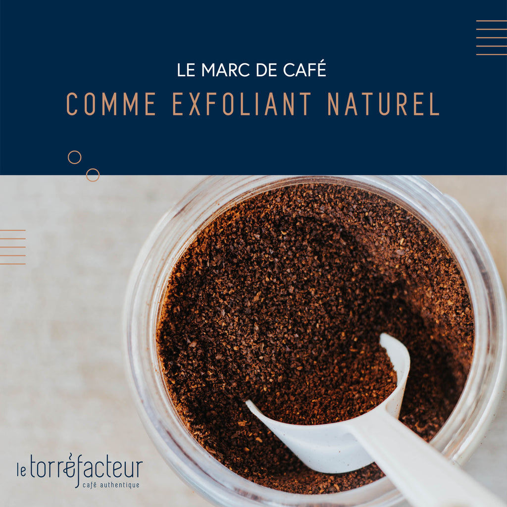 Exfoliant naturel à base de marc de café