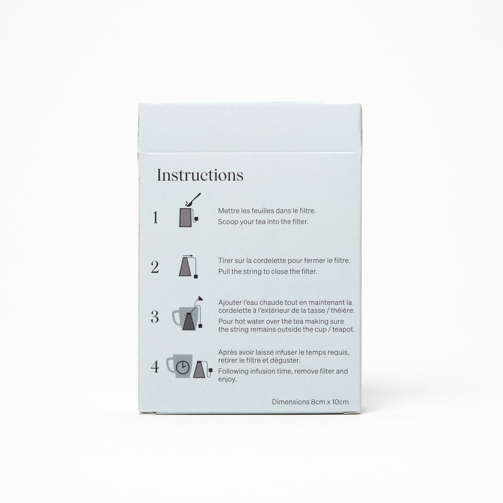 Paper tea filters / box of 50