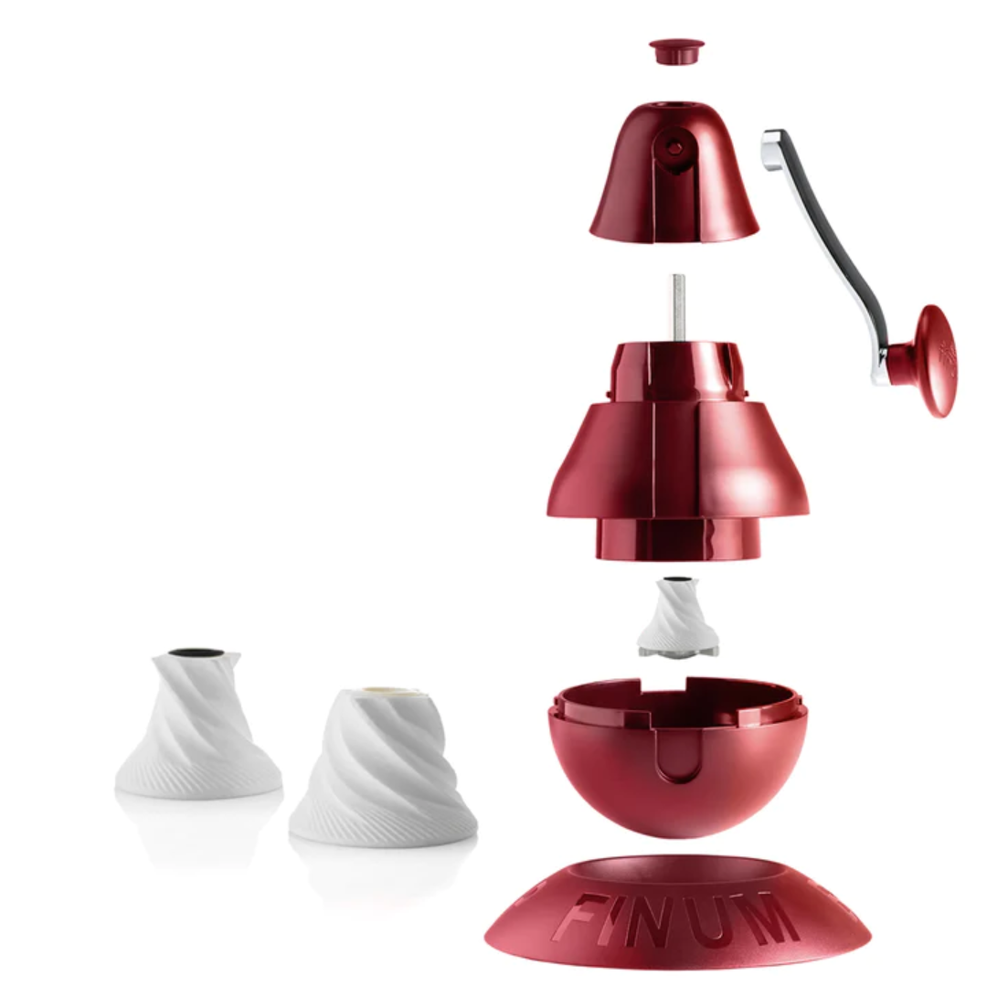 Bean me up coffee grinder, red