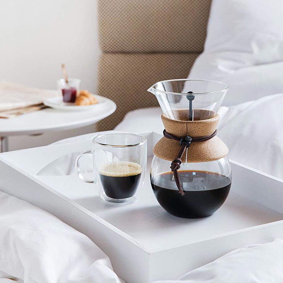 Cafetière de type Pour-Over en verre, 1 L, par Bodum