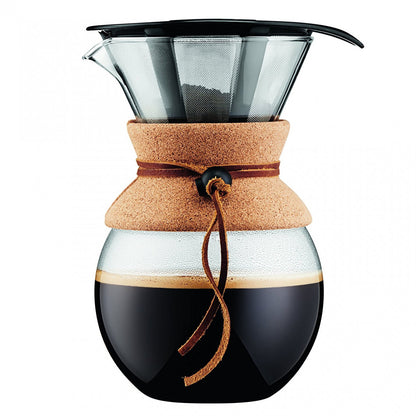 Cafetière de type Pour-Over en verre, 1 L, par Bodum