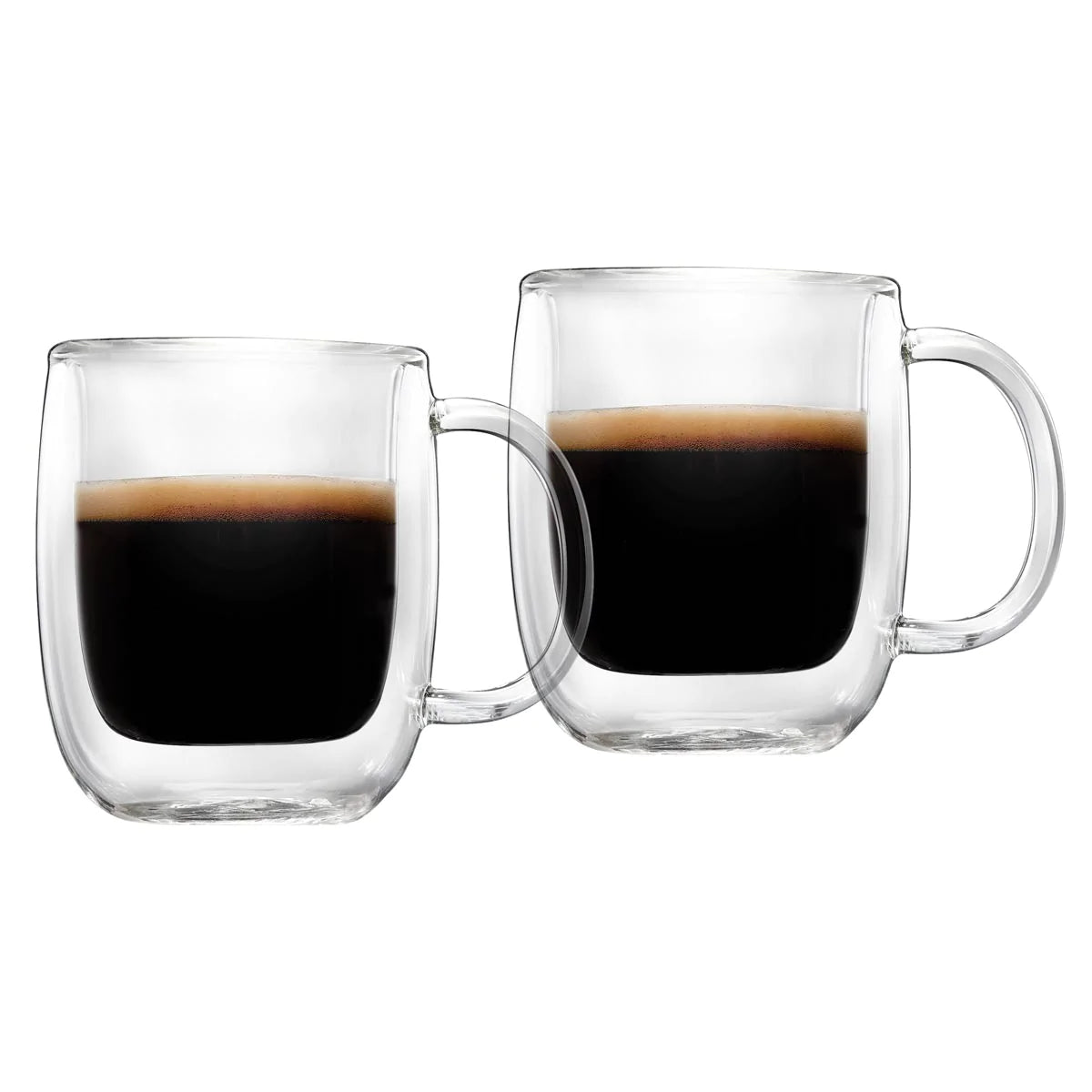 Double-walled espresso cups 80 ml, 2 units, by Barista+