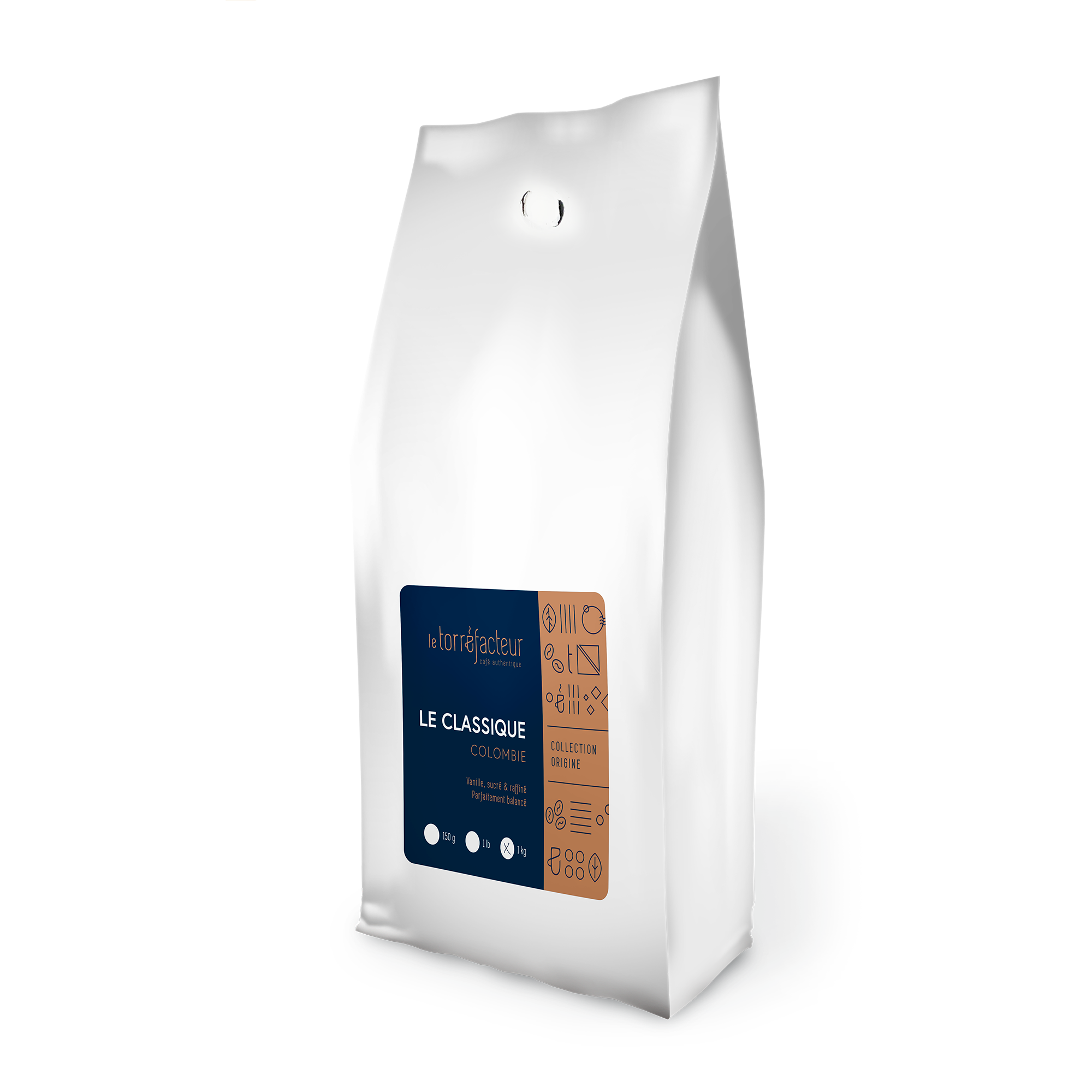 1 kilo of coffee rotating each time