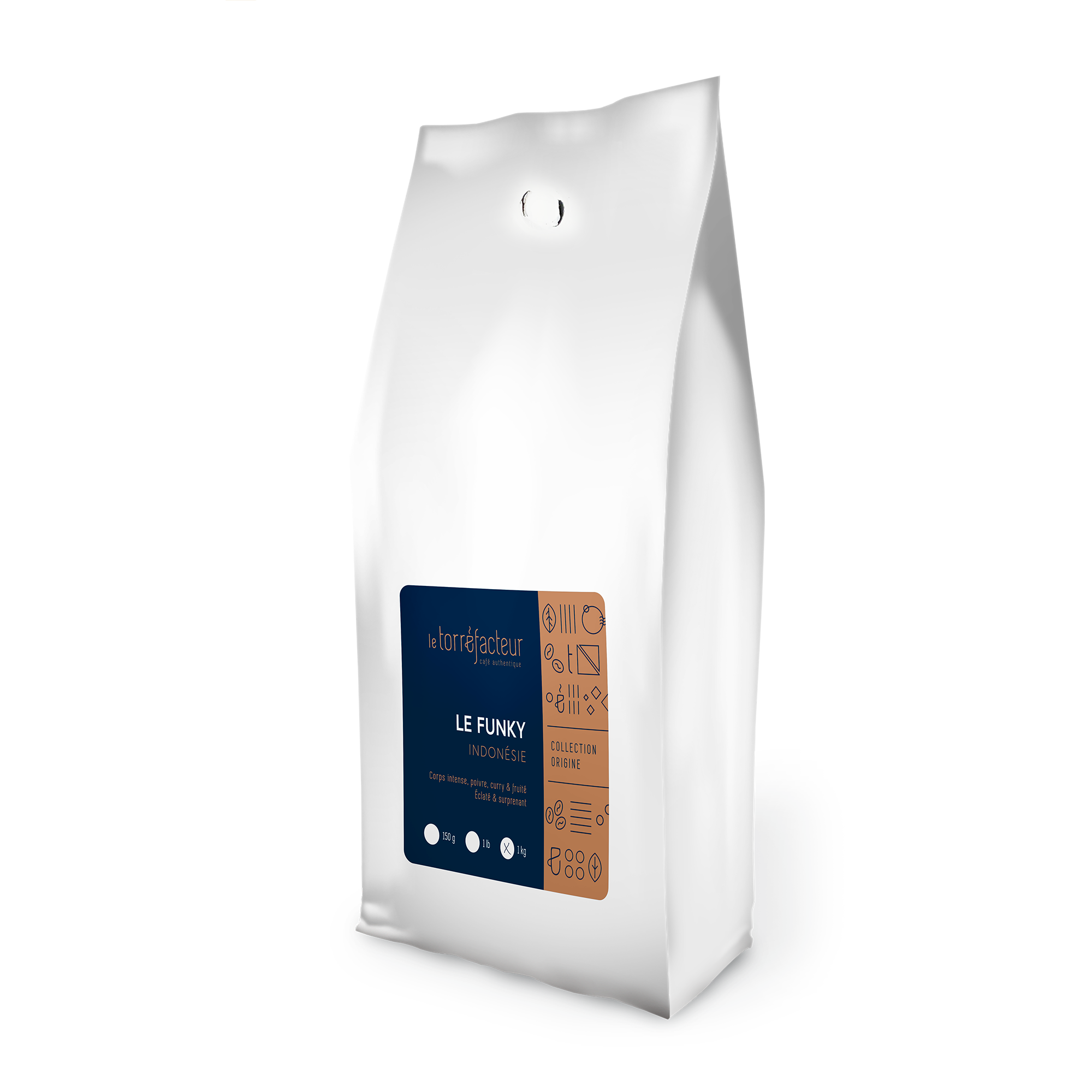 1 kilo of coffee rotating each time