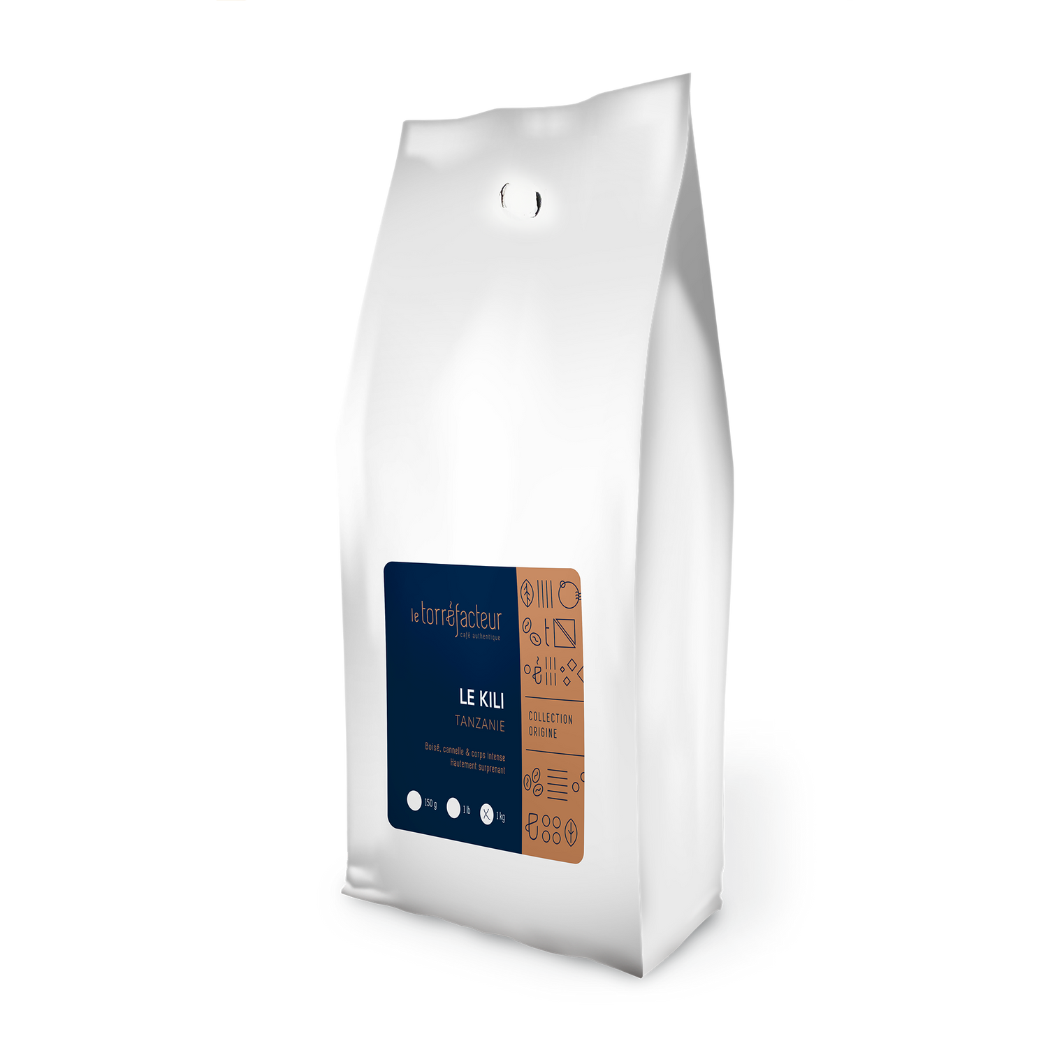 1 kilo of coffee rotating each time