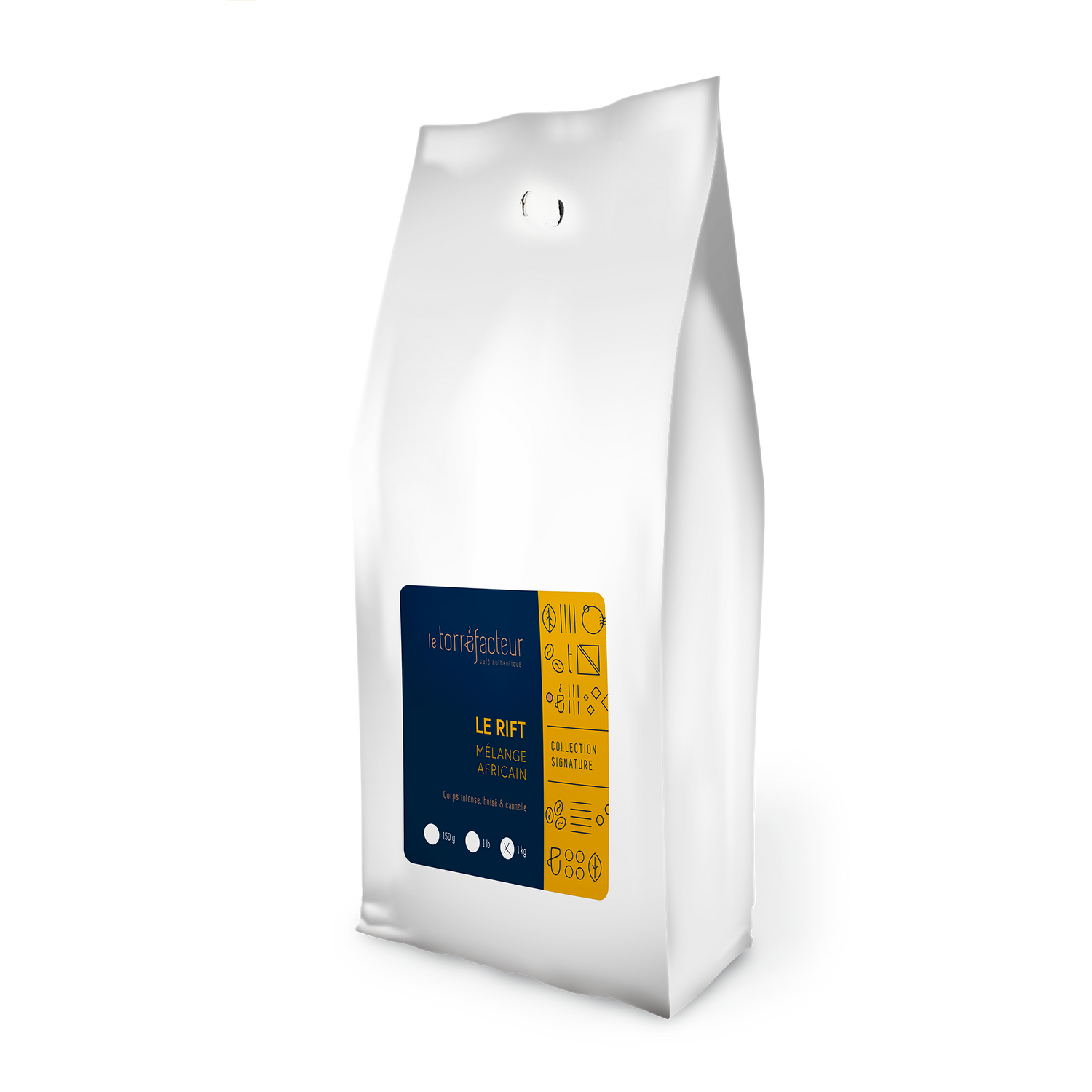 1 kilo of coffee rotating each time
